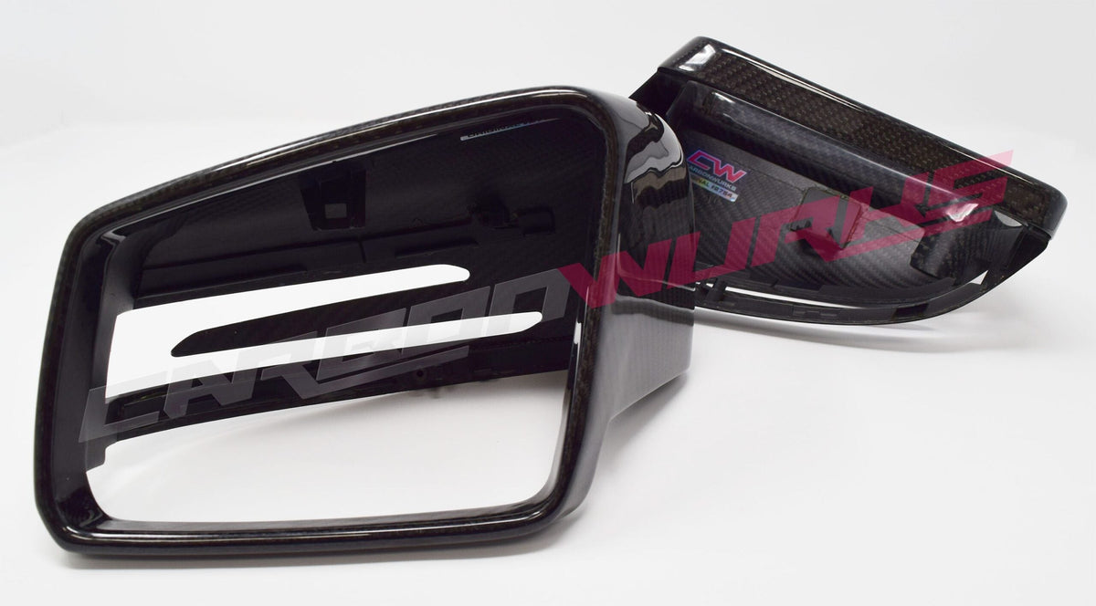 MERCEDES BENZ MATTE OR GLOSS CARBON FIBRE MIRRORS