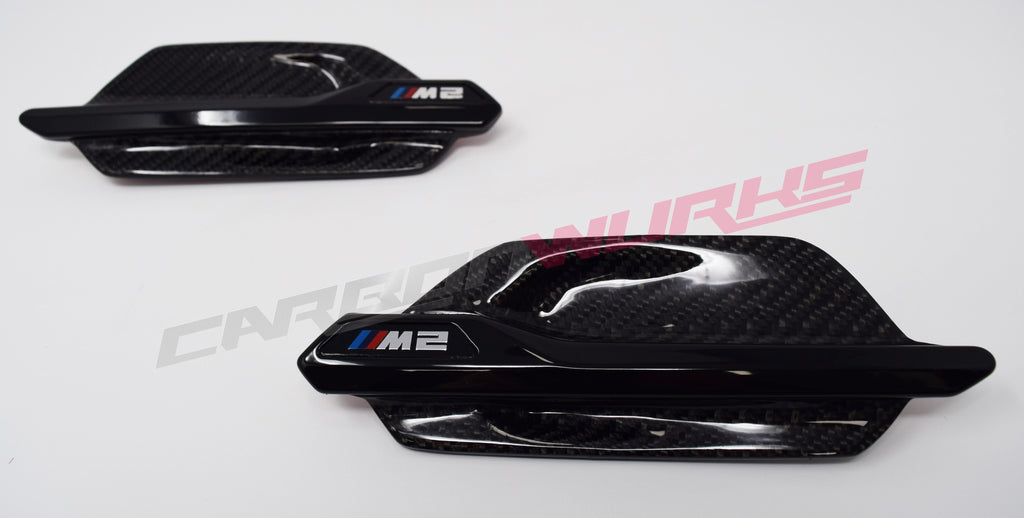 BMW M2 CARBON FIBRE SIDE VENTS / BREATHERS