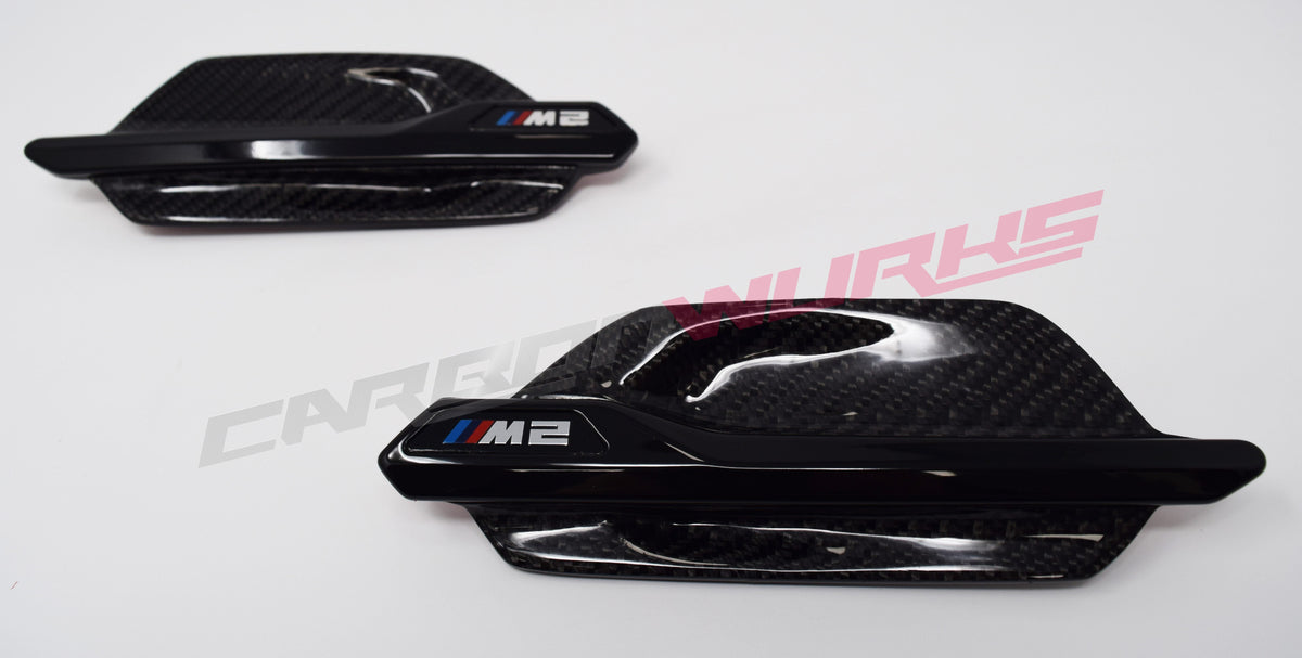 BMW M2 CARBON FIBRE SIDE VENTS / BREATHERS