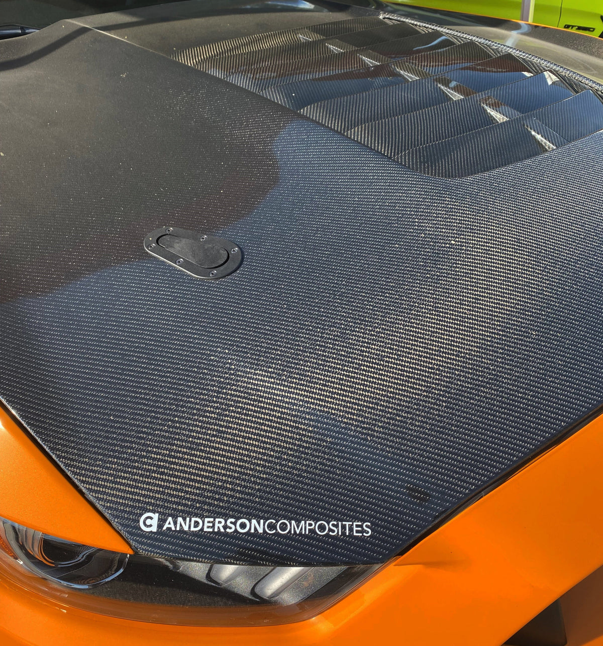 2015 - 2020 MUSTANG SHELBY GT350 TYPE-GT5 DOUBLE-SIDED CARBON FIBER HOOD