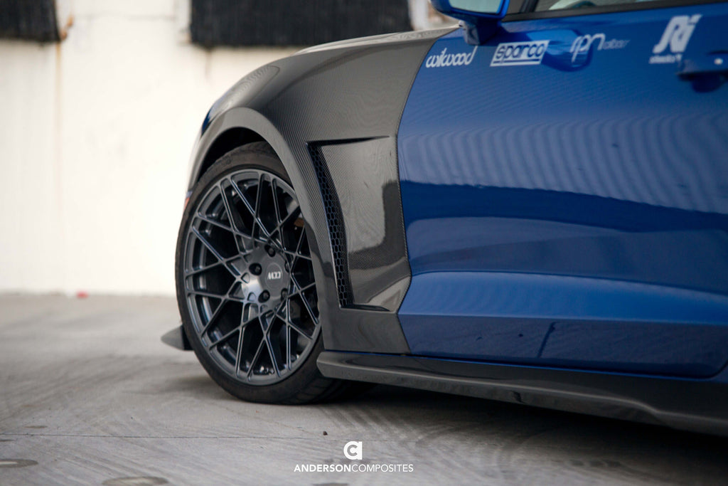 2016 - 2024 Camaro Carbon Fiber Type-SS Fenders (Pair)