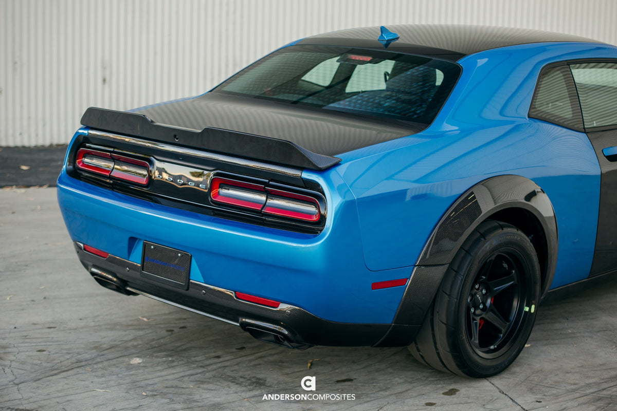 2018 - 2023  Dodge Challenger Type-SA Carbon Fiber Rear Spoiler