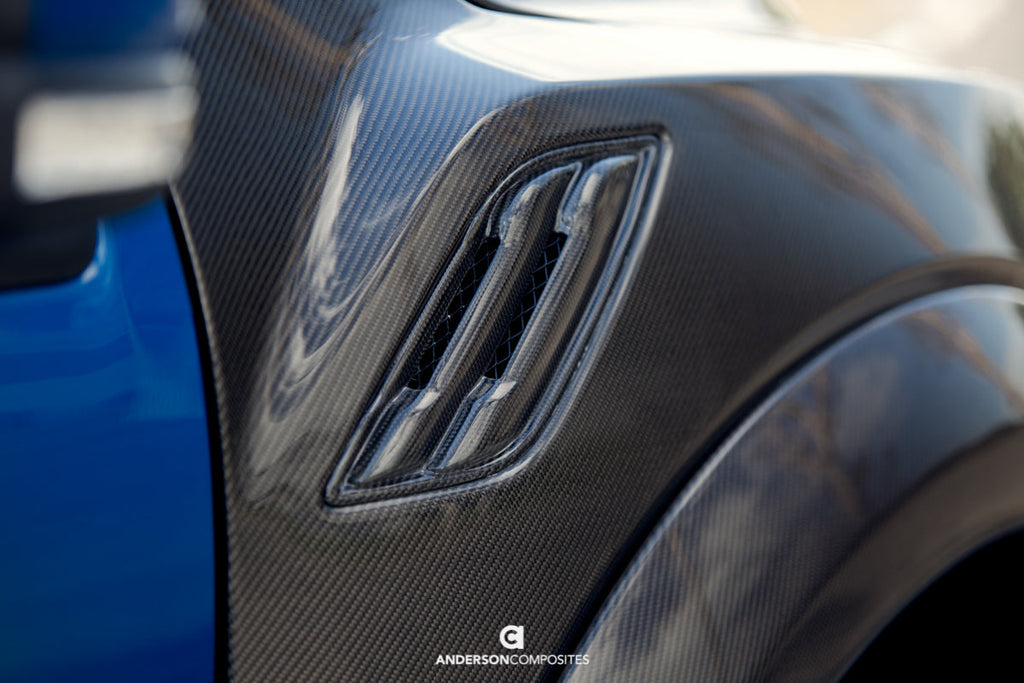 2017 - 2020 FORD RAPTOR TYPE-OE CARBON FIBER FENDER VENTS (PAIR)