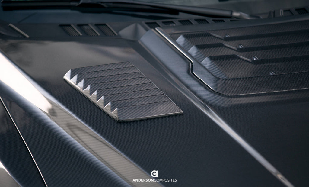 UNIVERSAL CARBON FIBER TRUCK HOOD VENTS