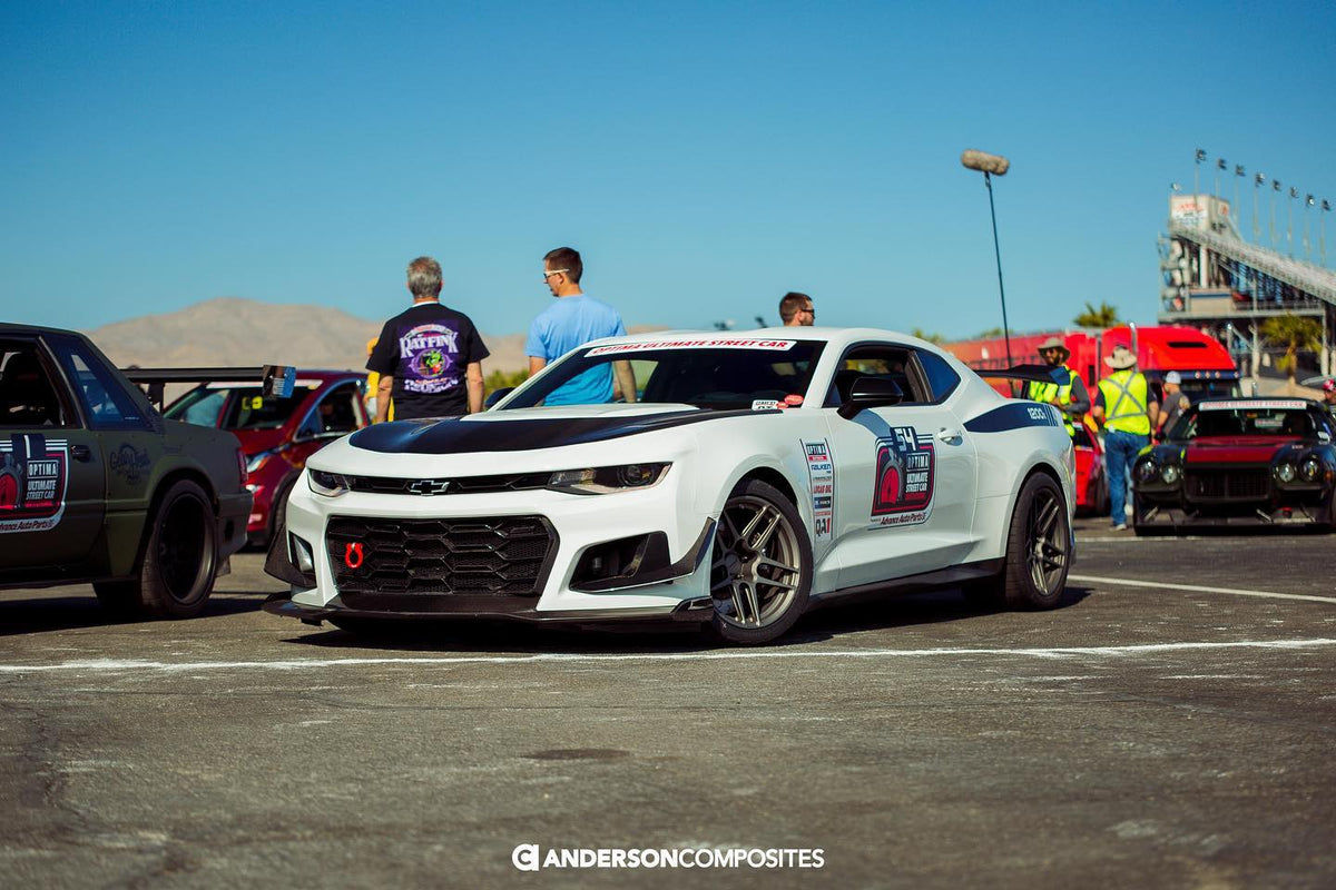 2017 - 2024 CAMARO ZL1 1LE CARBON FIBER FRONT CHIN SPLITTER