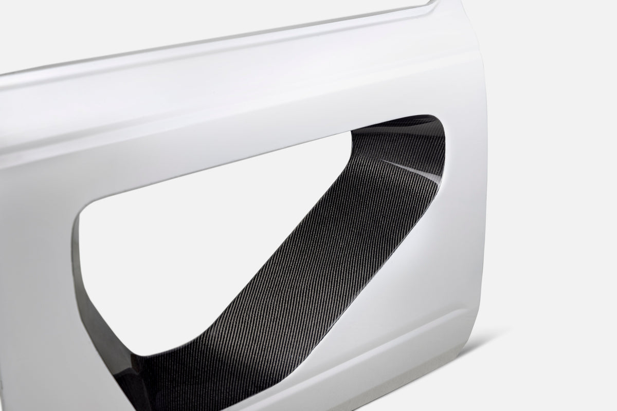 2021 - 2024 Ford Bronco Fiberglass Halo Doors with Carbon Fiber Inserts (2-Door)