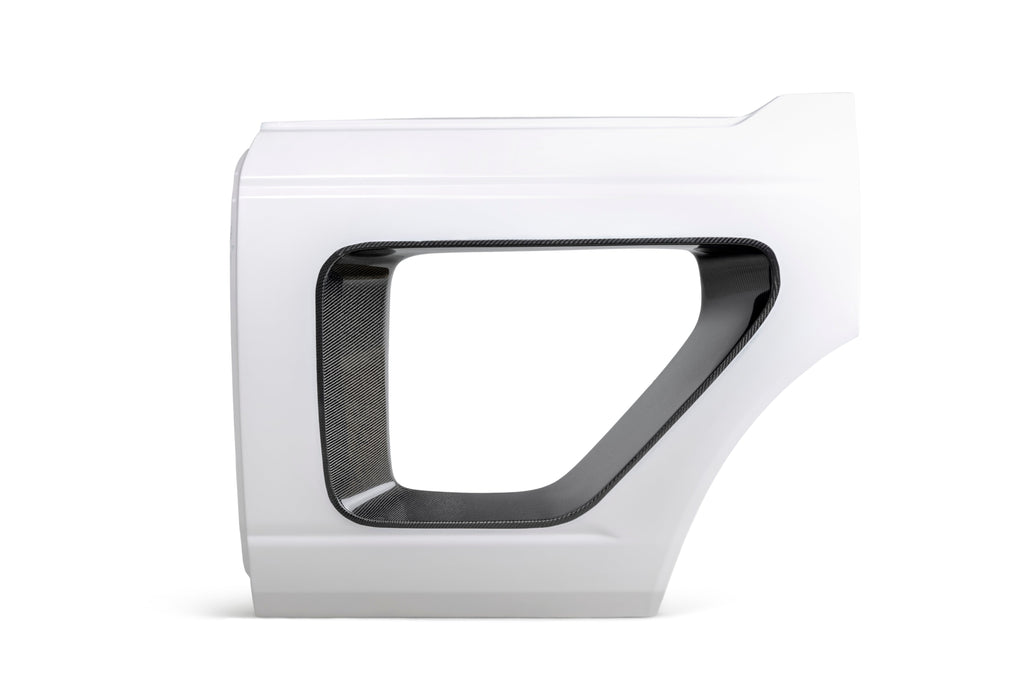 2021 - 2024 Ford Bronco Fiberglass Halo Doors with Carbon Fiber Inserts - Rear (4-Door)