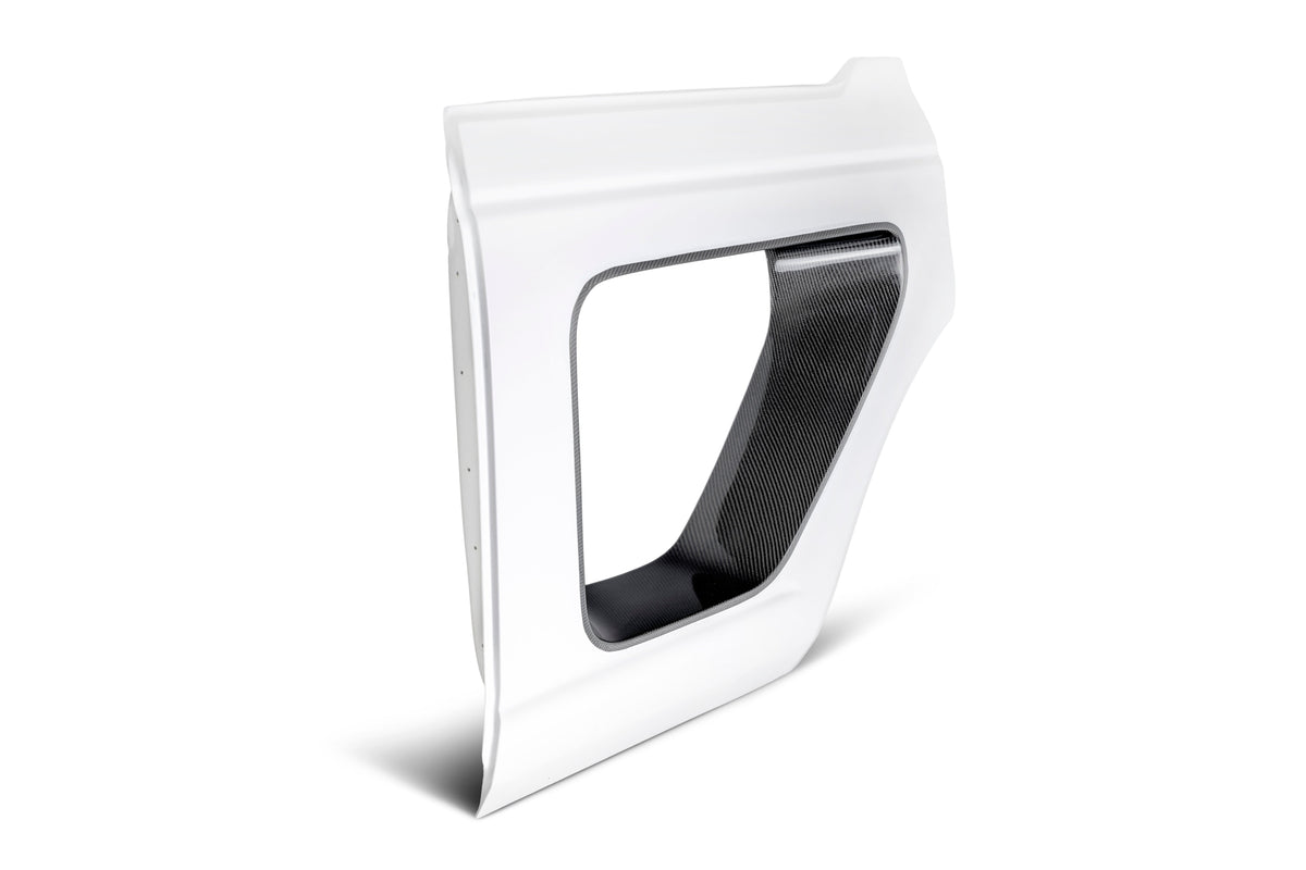 2021 - 2024 Ford Bronco Fiberglass Halo Doors with Carbon Fiber Inserts - Rear (4-Door)