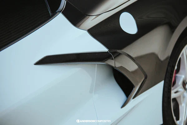 2020 - 2024 CORVETTE C8 CARBON FIBER DOOR HANDLE COVERS