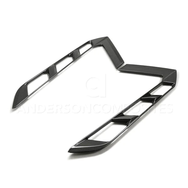 2020 - 2024 CORVETTE C8 CARBON FIBER REAR HATCH VENTS