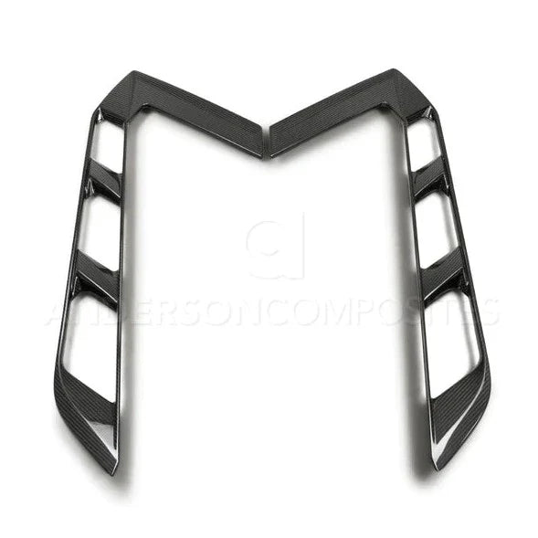 2020 - 2024 CORVETTE C8 CARBON FIBER REAR HATCH VENTS