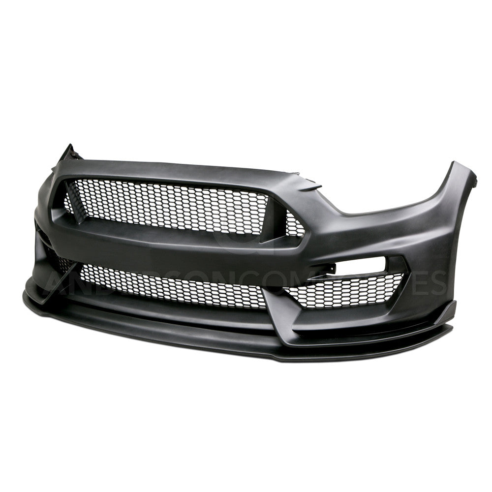 2015 - 2017 Mustang GT350 Style Mustang Fiberglass Front Bumper with Front Lip