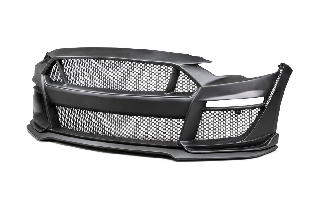 2018 - 2023 Ford Mustang Type-ST (GT500 Style) Fiberglass Front Bumper with Fiberglass Grille/Front Lip