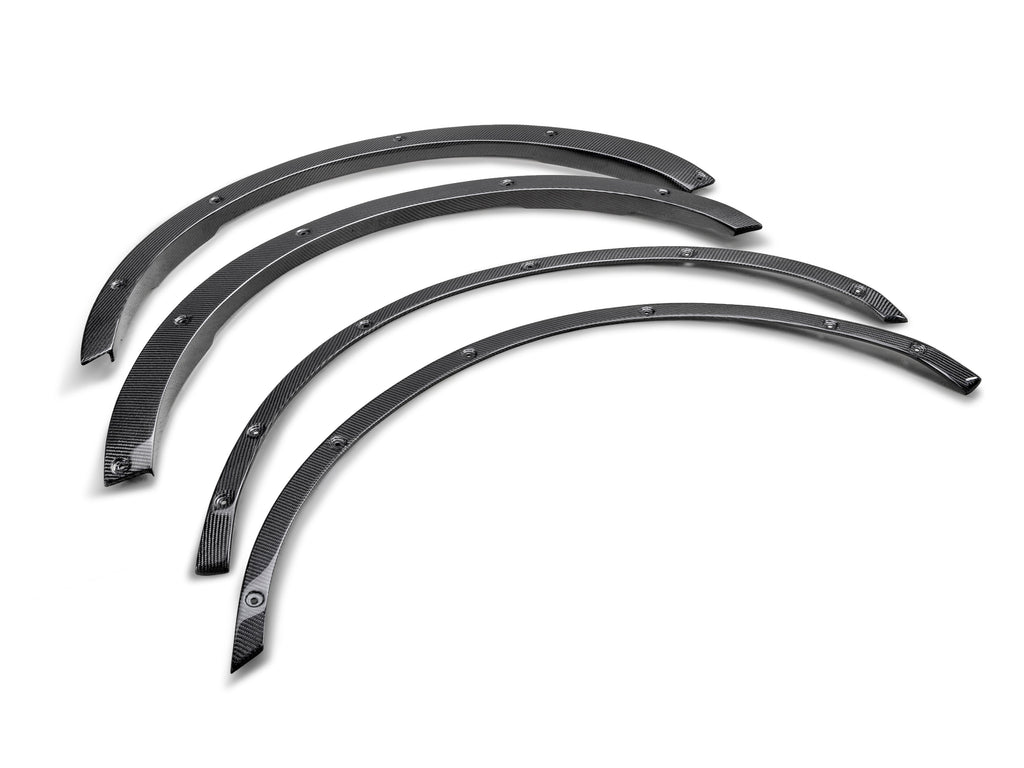 2021 - 2024 Ford Bronco Carbon Fiber Fender Flare Delete Kit - Front & Rear (4-Door)