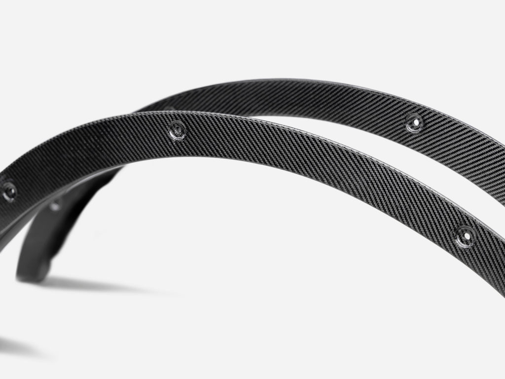 2021 - 2024 Ford Bronco Carbon Fiber Fender Flare Delete Kit - Front & Rear (2-Door)