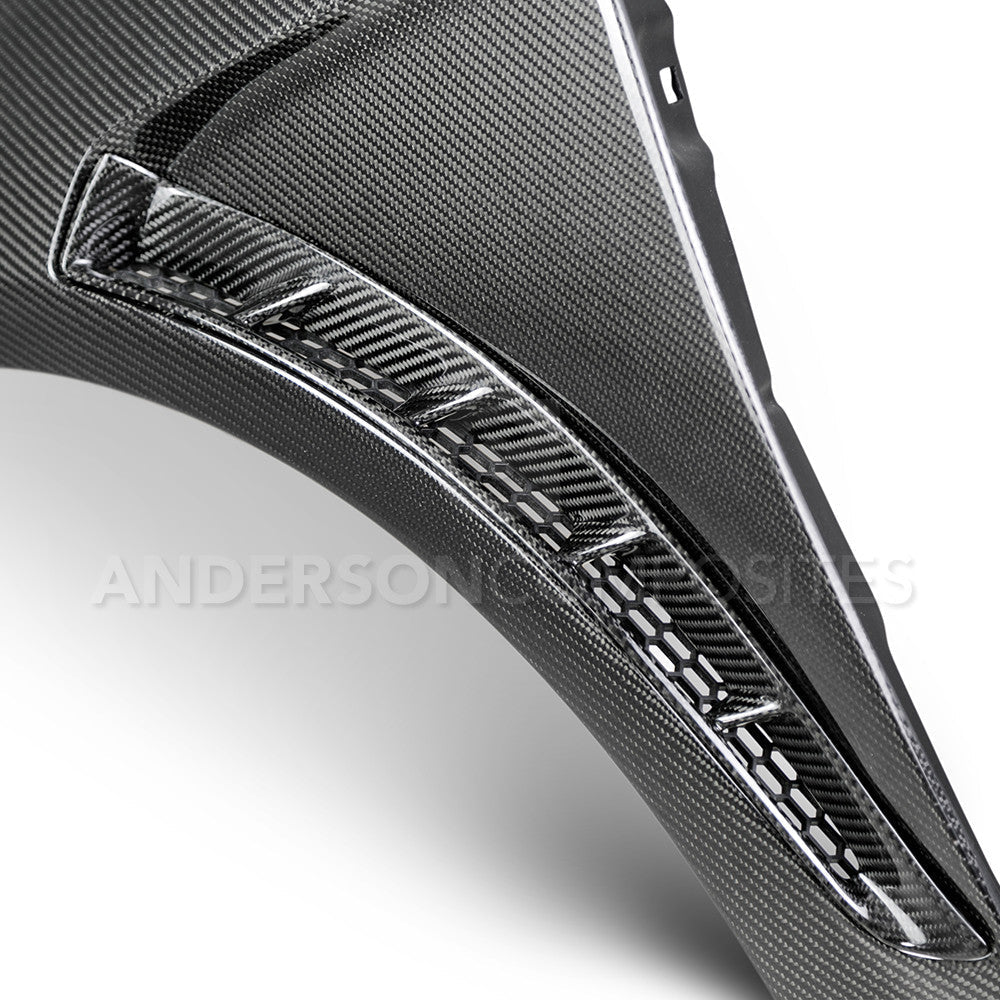 2016-2018 Ford Focus RS Carbon Fiber Fenders (Pair)