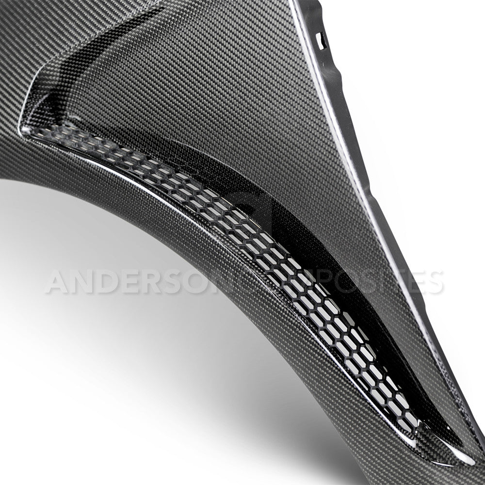 2016-2018 Ford Focus RS Carbon Fiber Fenders (Pair)
