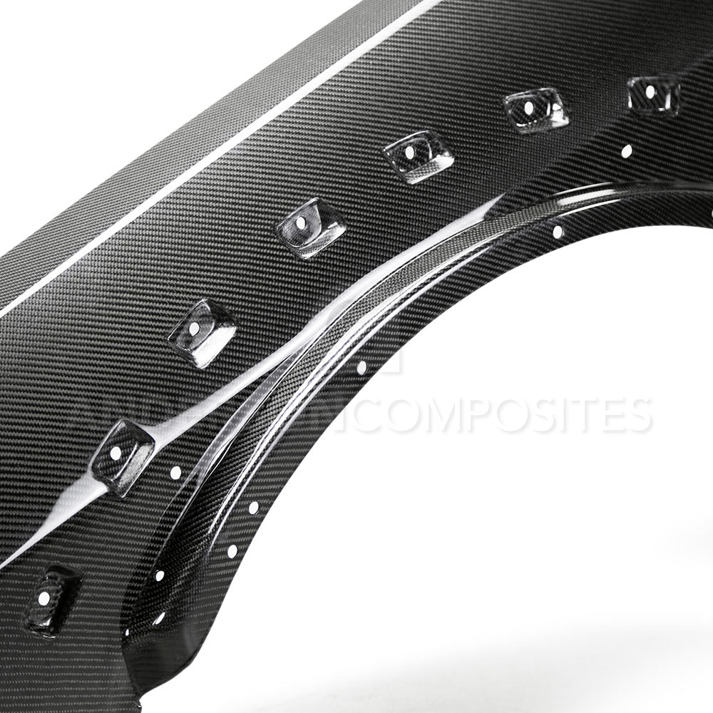 2018 - 2023 Dodge Challenger Hellcat Widebody/Demon/Redeye Carbon Fiber Front Fenders (Pair)
