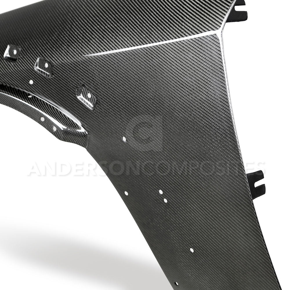 2018 - 2023 Dodge Challenger Hellcat Widebody/Demon/Redeye Carbon Fiber Front Fenders (Pair)