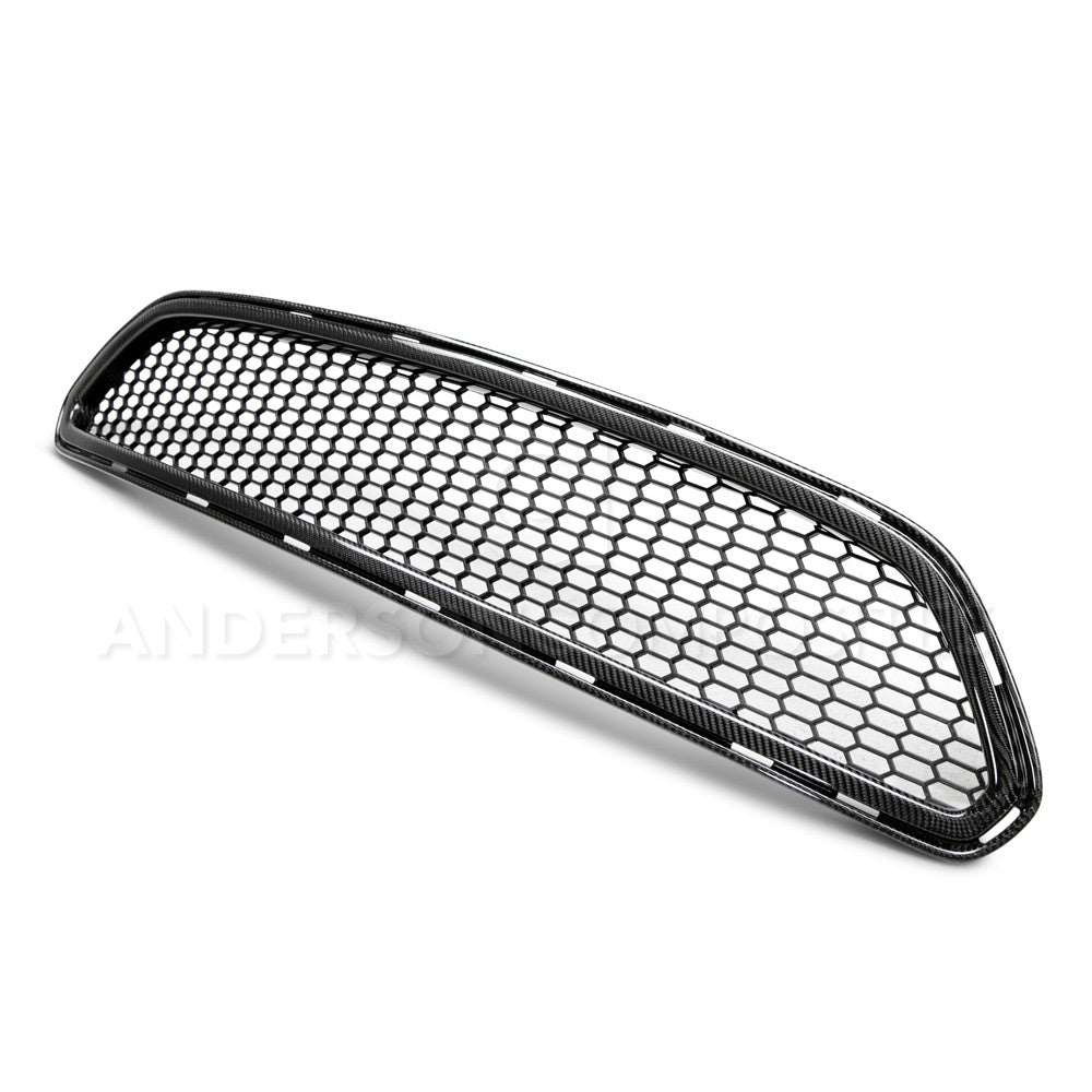 2015 - 2017 Mustang Eco Boost/V6 Carbon Fiber Upper Grille