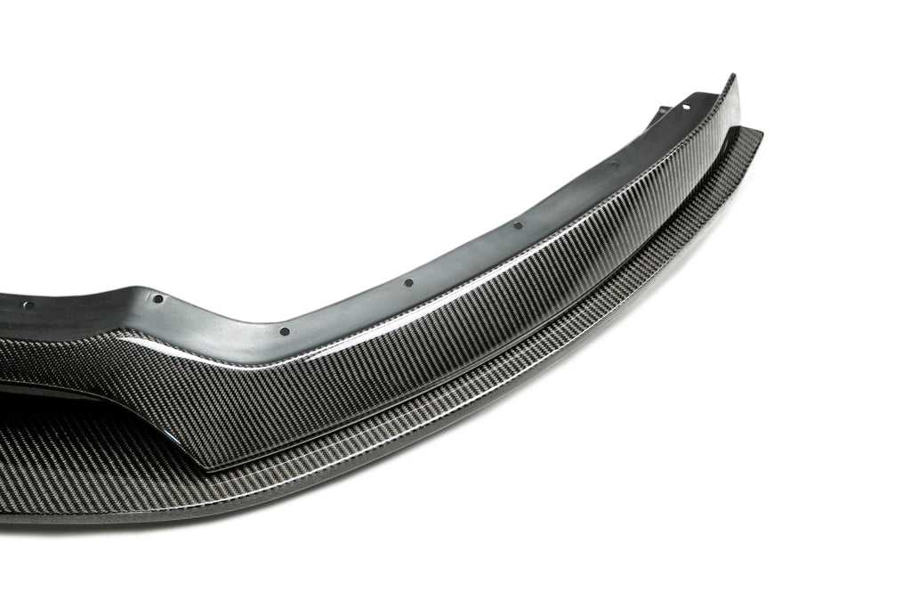 2018 - 2023 FORD MUSTANG TYPE-AR CARBON FIBER FRONT CHIN SPLITTER (PP1)
