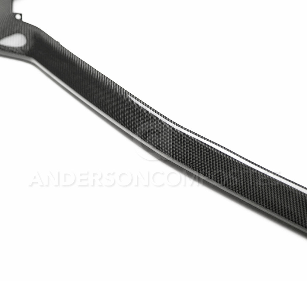 2018 - 2023 FORD MUSTANG TYPE-OE CARBON FIBER FRONT CHIN SPLITTER (PP1)