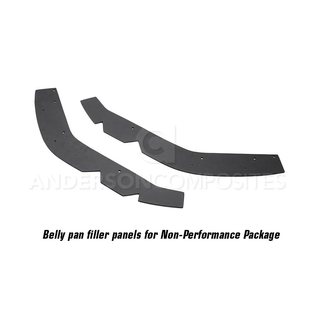 2018 - 2023 FORD MUSTANG TYPE-AR CARBON FIBER FRONT CHIN SPLITTER (PP1)