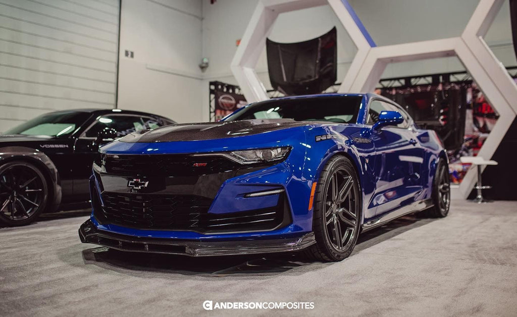 2019 - 2024 Chevrolet Camaro SS Type-OE Carbon Fiber Upper Front Chin Spoiler