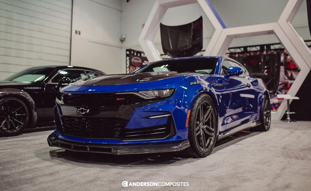 2019 - 2024 Chevrolet Camaro SS Type-OE Carbon Fiber Upper Front Chin Spoiler