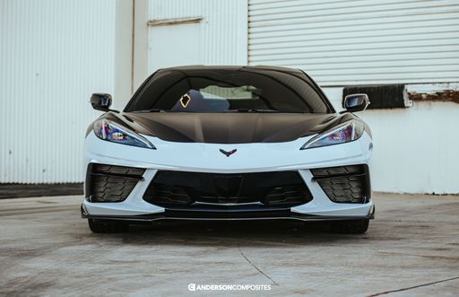 2020 - 2024 CORVETTE C8 CARBON FIBER FRONT SPLITTER
