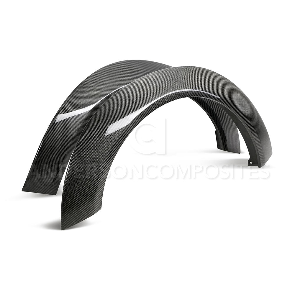 2018 - 2023 Dodge Challenger Hellcat Widebody/Demon/Redeye Carbon Fiber Front Fender Flares (Pair)