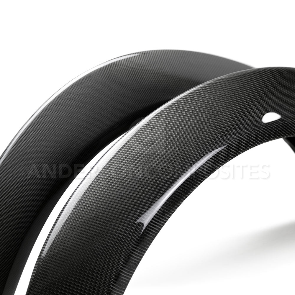 2018 - 2023 Dodge Challenger Hellcat Widebody/Demon/Redeye Carbon Fiber Front Fender Flares (Pair)