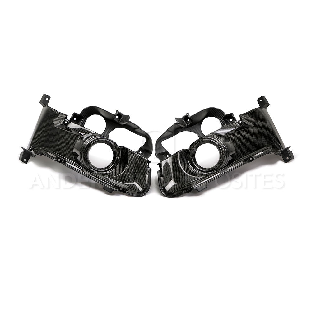 2015 - 2017 Mustang Carbon Fiber Fog Light Surrounds