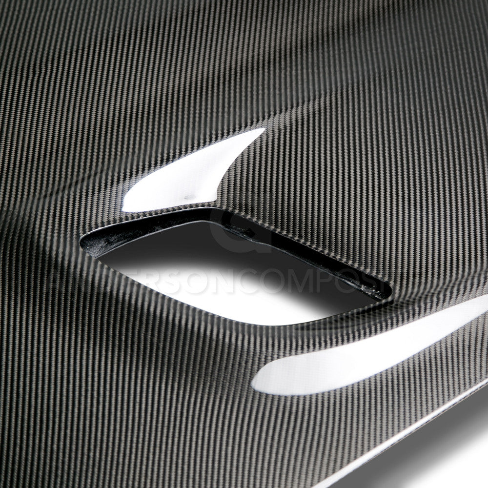 2015 - 2023 Challenger Hellcat Type-OE Carbon Fiber Hood