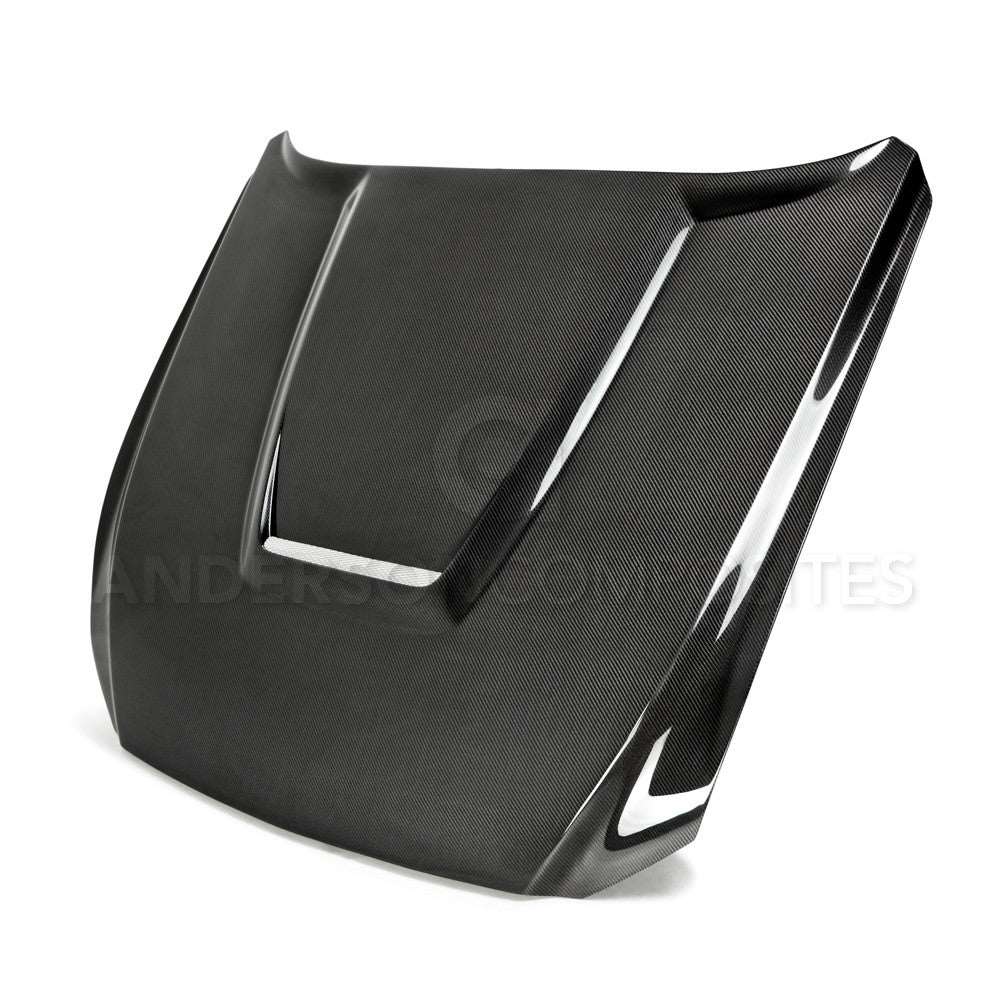 2015 - 2017 Mustang Double-Sided Carbon Fiber GT350 Style Hood