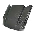 2015 - 2017 Mustang Double-Sided Carbon Fiber Cowl Hood