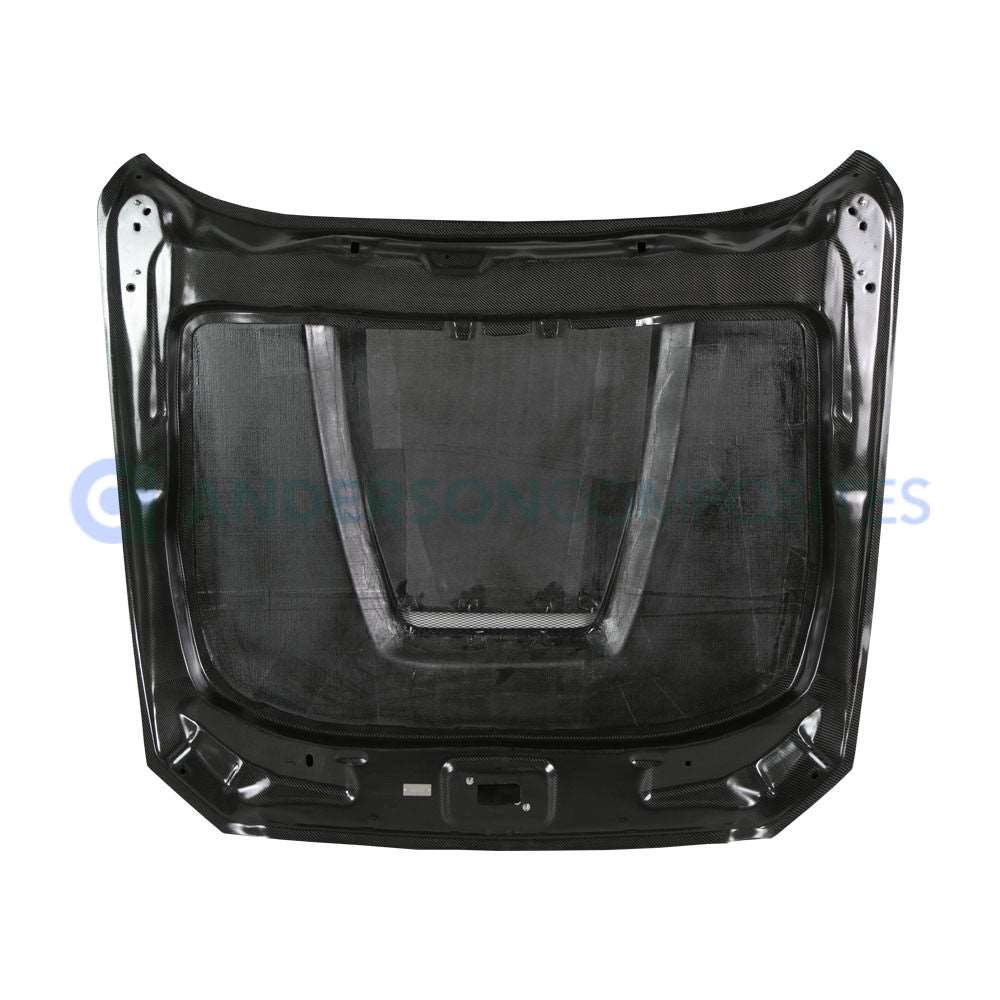 2015 - 2017 Mustang Double-Sided Carbon Fiber GT350 Style Hood