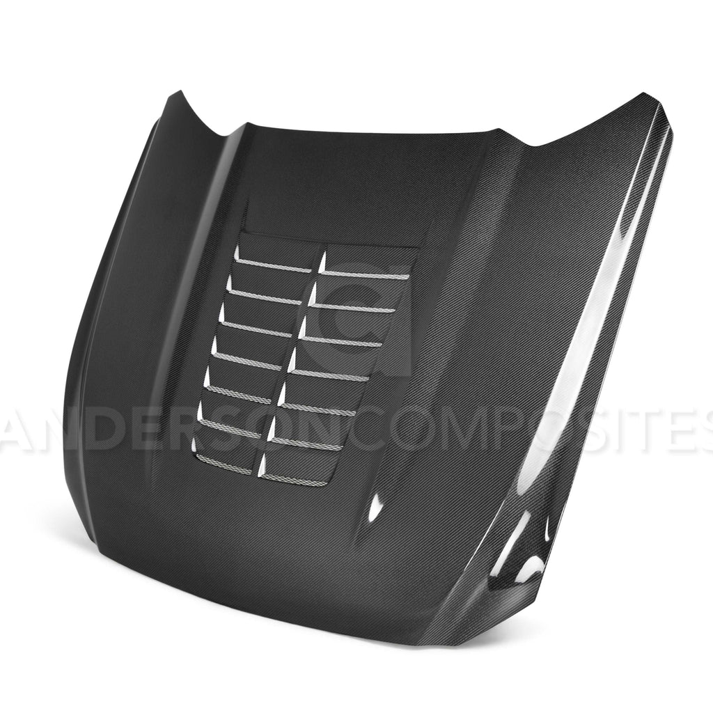 2015 - 2017 Ford Mustang Double-Sided Type-GT5  Carbon Fiber Hood