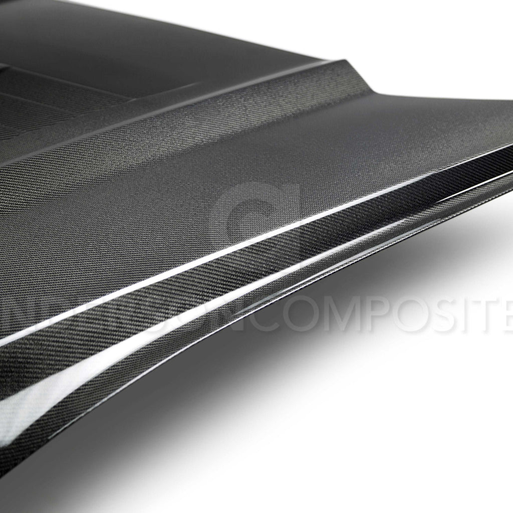 2015 - 2017 Ford Mustang Double-Sided Type-GT5  Carbon Fiber Hood
