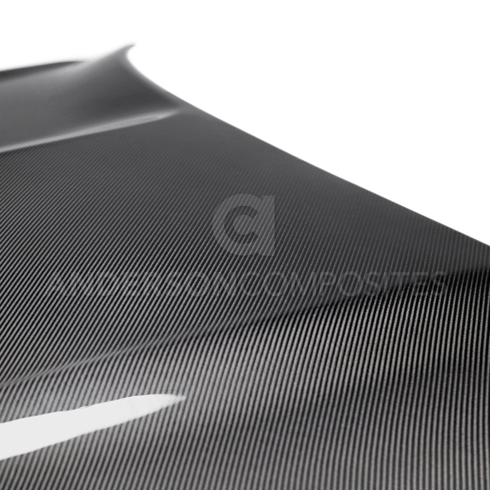 2015 - 2020 Mustang Shelby GT350 Double-Sided Carbon Fiber Hood