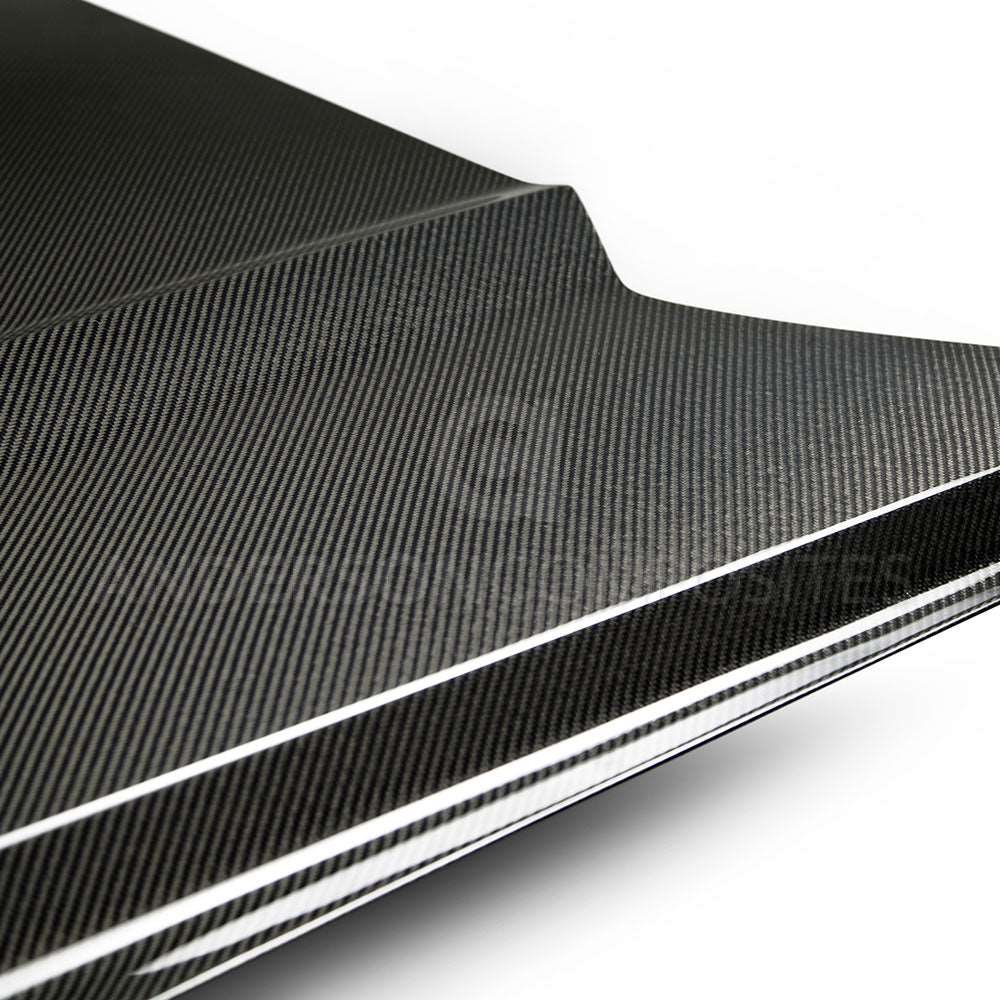 2015 - 2017 Ford Mustang GT Double Sided Carbon Fiber OE Style Hood