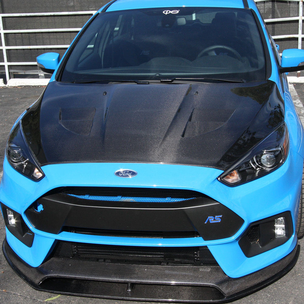 2016 - 2018 Ford Focus RS Carbon Fiber Hood Type-SA