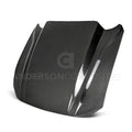 2018 - 2023 FORD MUSTANG DOUBLE-SIDED TYPE-CJ CARBON FIBER COWL HOOD
