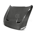 2018 - 2023 FORD MUSTANG TYPE-OE DOUBLE-SIDED CARBON FIBER HOOD