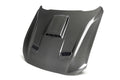 2021 - 2023 Ford Mustang Mach 1 Double Sided Type-SK Carbon Fiber Hood