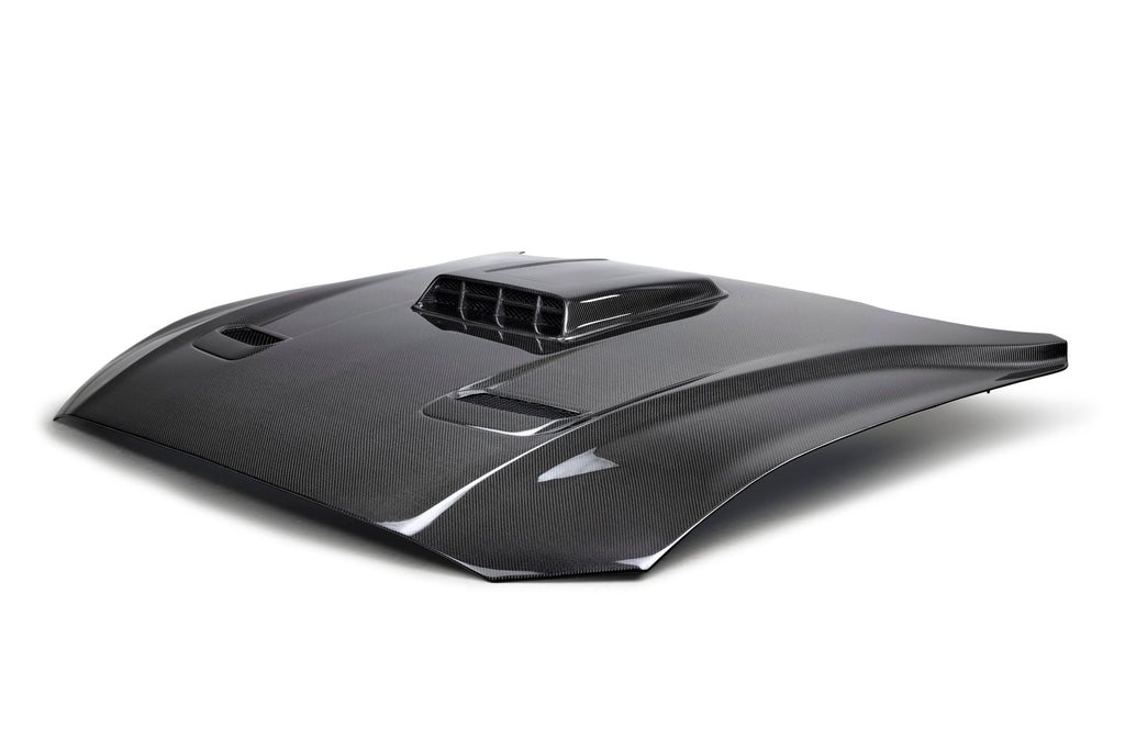 2021 - 2023 Ford Mustang Mach 1 Double Sided Type-SK Carbon Fiber Hood