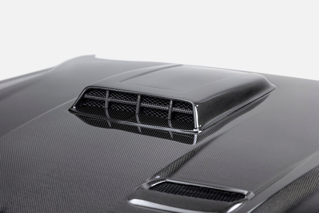 2021 - 2023 Ford Mustang Mach 1 Double Sided Type-SK Carbon Fiber Hood