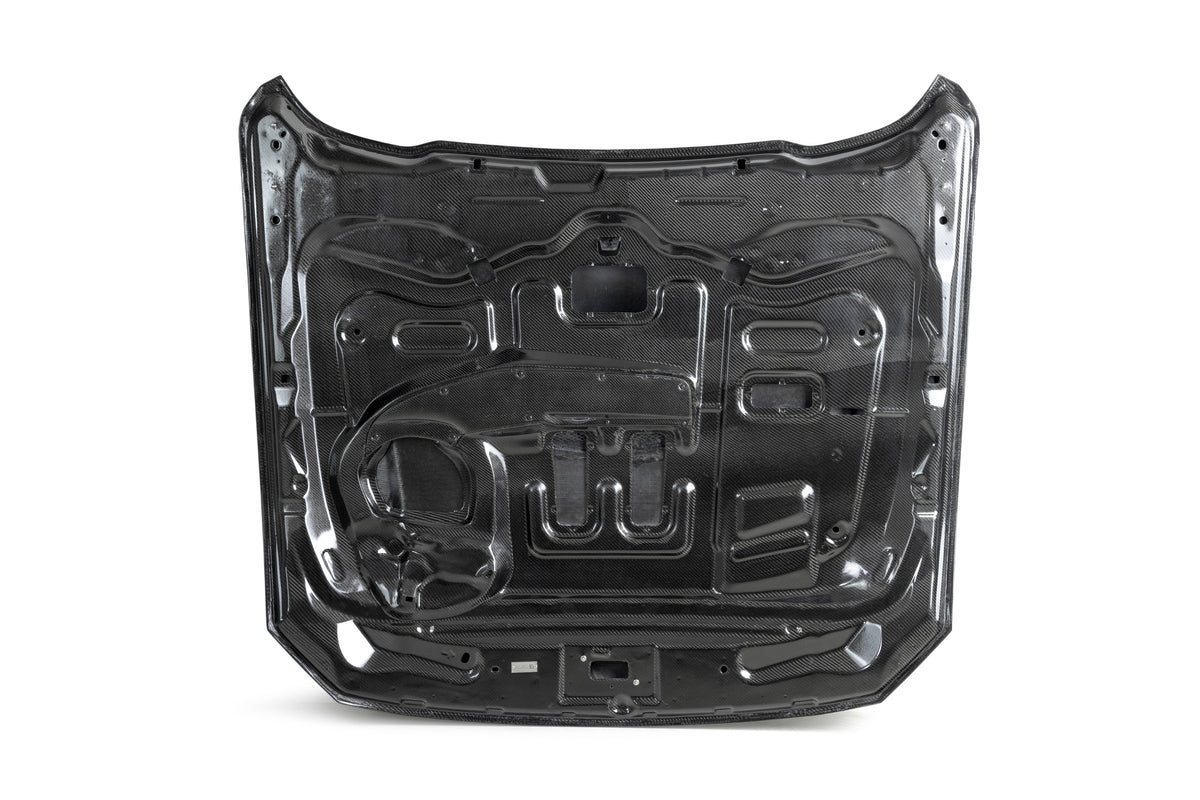 2021 - 2023 Ford Mustang Mach 1 Double Sided Type-SK Carbon Fiber Hood