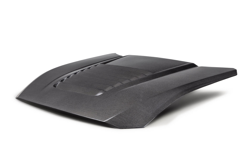 2024 FORD MUSTANG TYPE-GT5 DOUBLE-SIDED CARBON FIBER HOOD