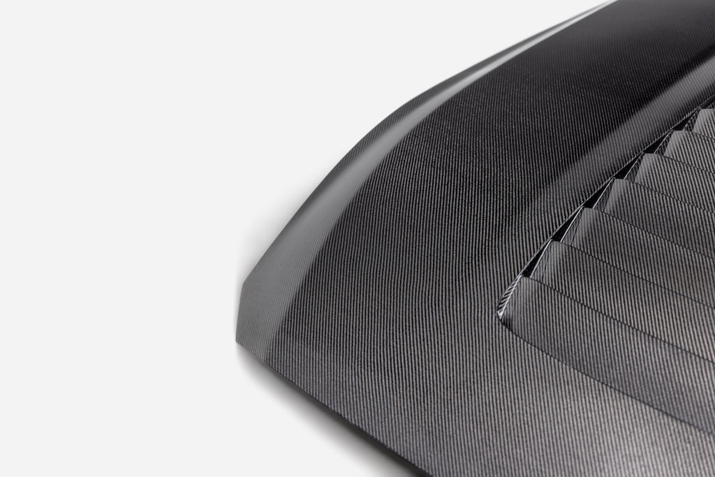 2024 FORD MUSTANG TYPE-GT5 DOUBLE-SIDED CARBON FIBER HOOD